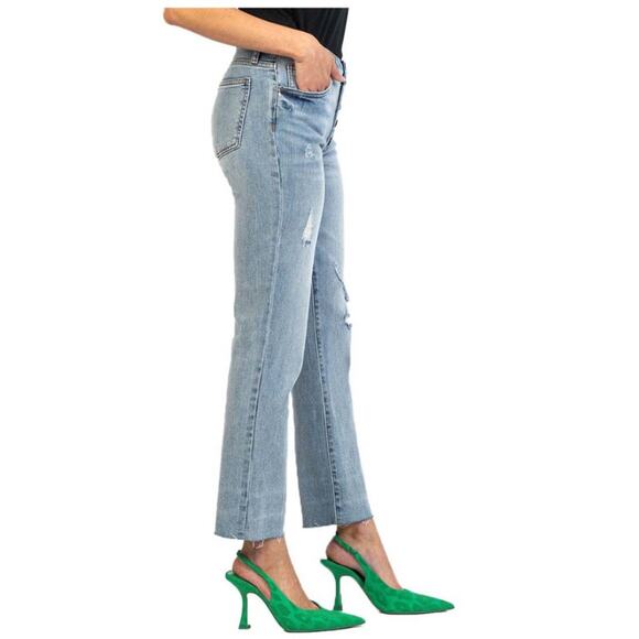 KUT From The Kloth Reese Fab Ab Ankle Straight Leg Button Fly - 2 - Picture 5 of 15